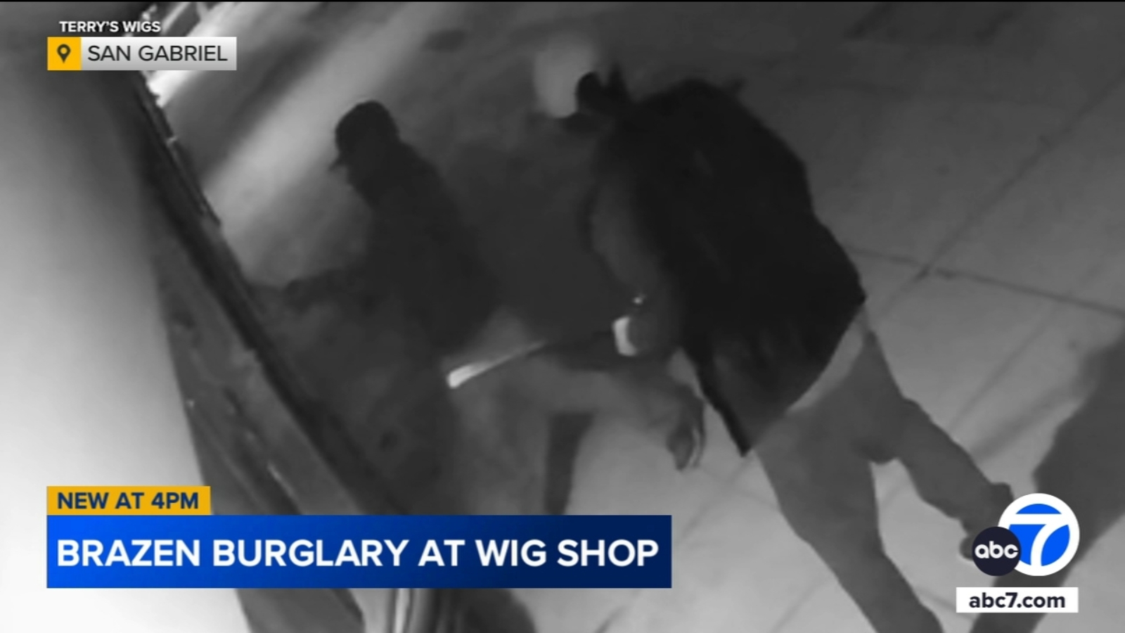 San Gabriel’s Terry’s Wigs shop owner pleads for more policing after 8th break-in caught on video