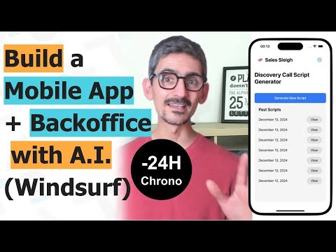 Build a Mobile App & Backoffice with A.I. (Windsurf) [Video]