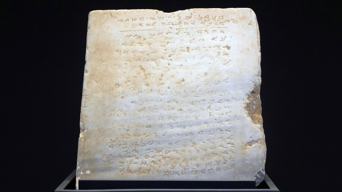 Stone tablet inscribed with Ten Commandments sells for millions  NBC Los Angeles [Video]