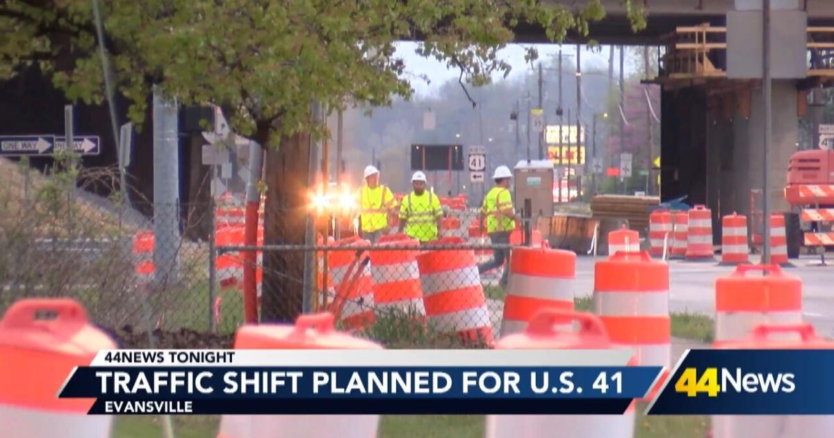 Major Traffic Shift Announced for U.S. 41 in Evansville | Video