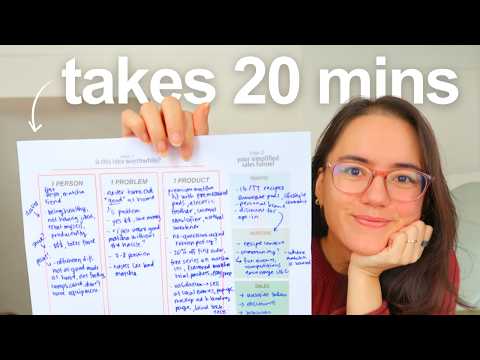 the 1-page business plan that made me $200K+ in 2024 [Video]