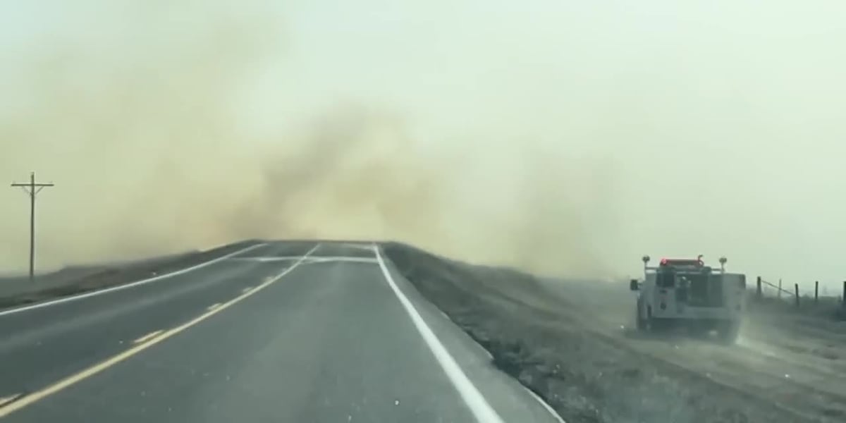 SCENE VIDEO: Wildfire near Pilger