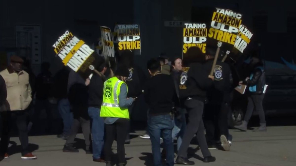 SF Amazon workers join strike for Teamsters union recognition  NBC Bay Area [Video]