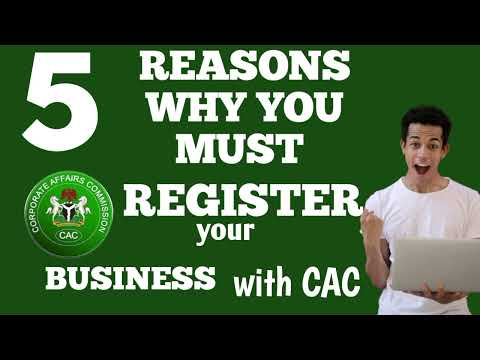 5 Reason You Must Register your Business with Corporate Affairs Commission (CAC) [Video]