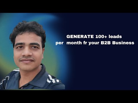 How to generate 100+ leads per day for your IT company or any B2B business [Video]