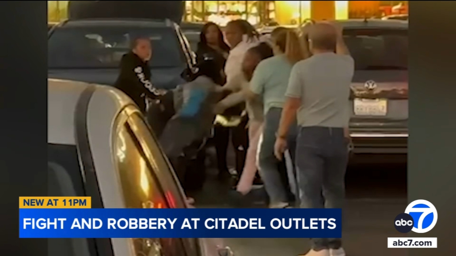 Parking dispute escalates into violent brawl, robbery at Citadel Outlets in Commerce [Video]