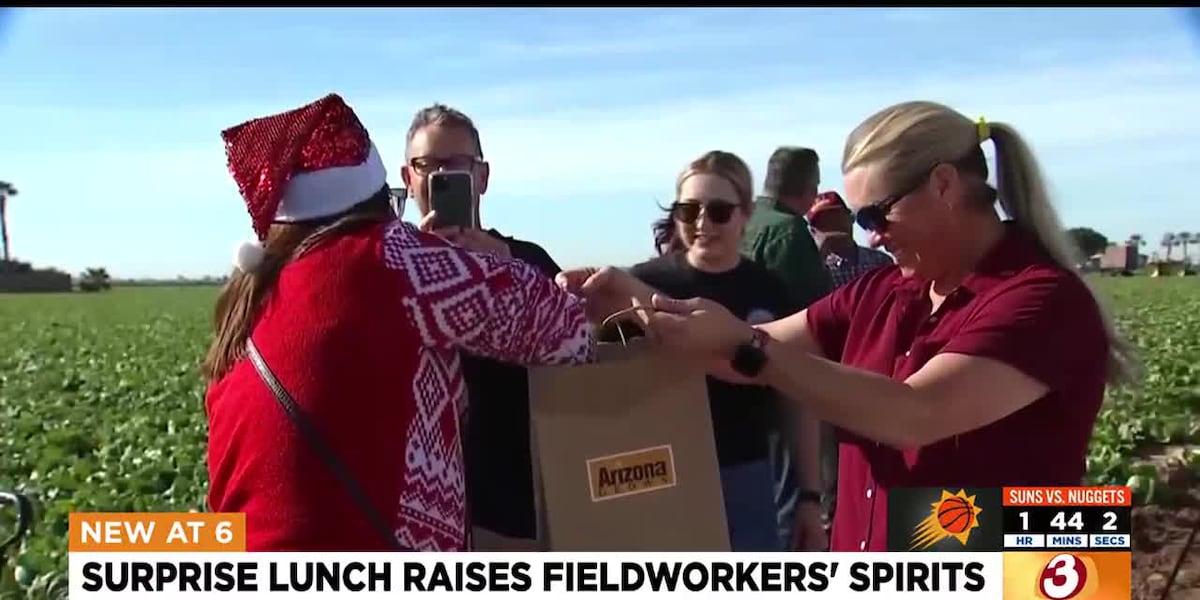 Yuma farmworkers honored with act of kindness days before Christmas [Video]