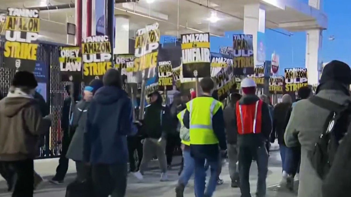 Amazon Teamsters continue strike at 4 SoCal warehouses  NBC Los Angeles [Video]