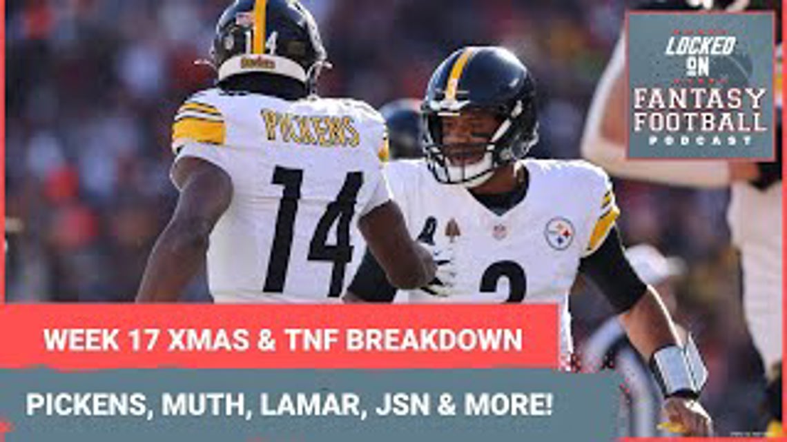 Week 17 fantasy football starts & sits: Chiefs-Steelers, Ravens-Texans, Seahawks-Bears [Video]