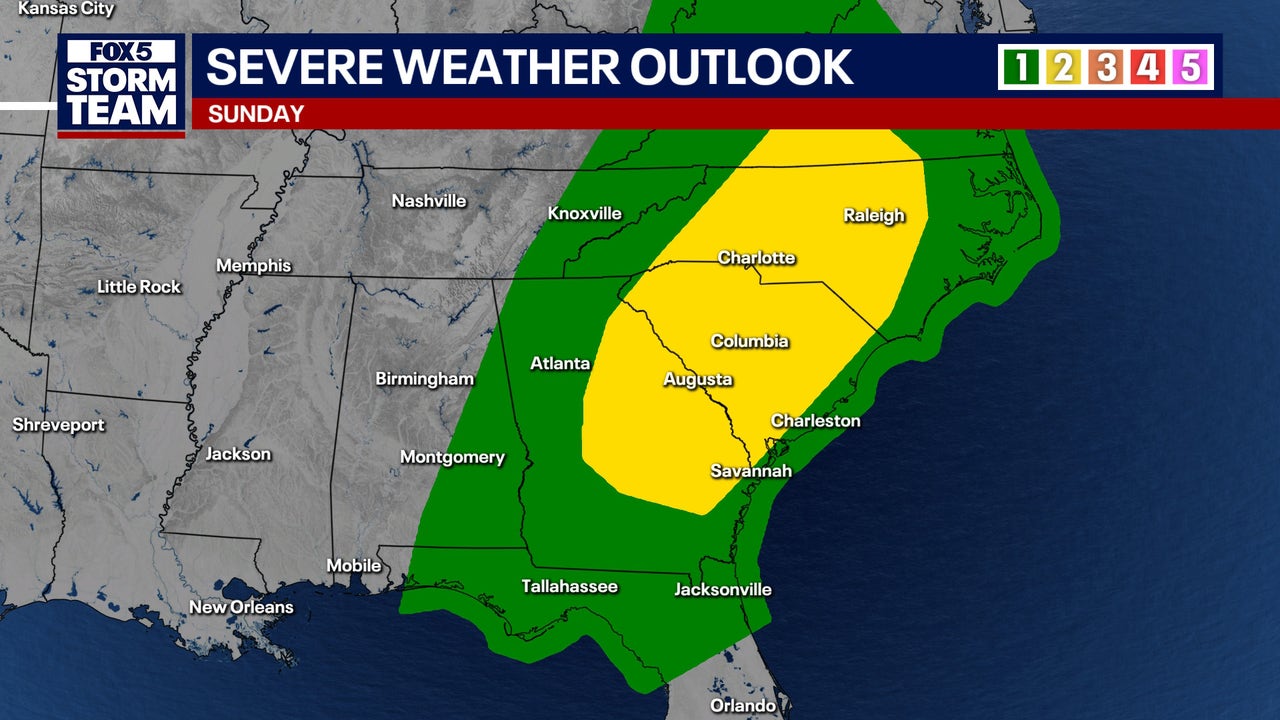 Weather alert: Georgia bracing for severe storm threat this weekend [Video]