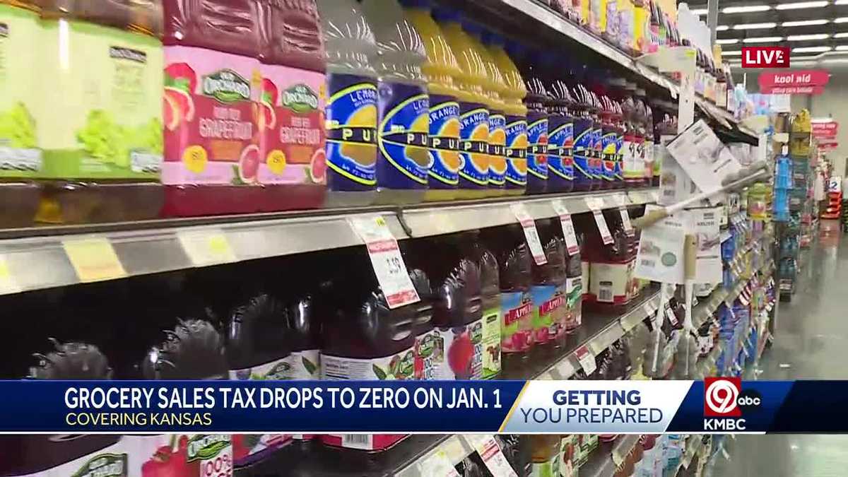 No more state sales tax on Kansas groceries starting Jan. 1 [Video]