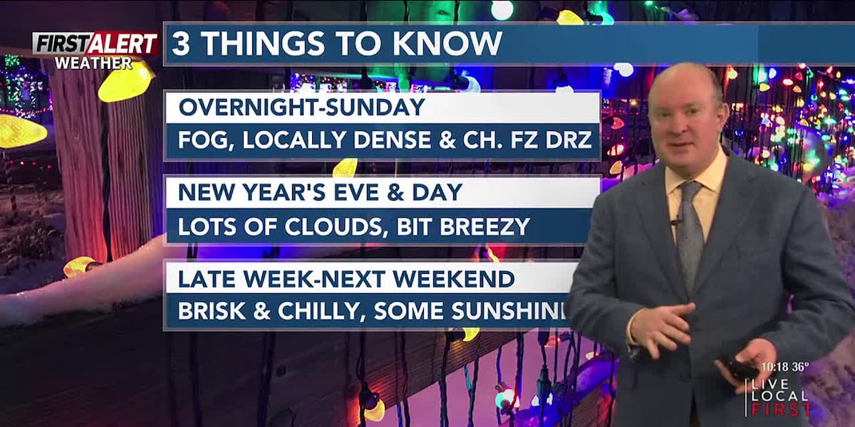 First Alert Weather: Saturday Night Forecast [Video]