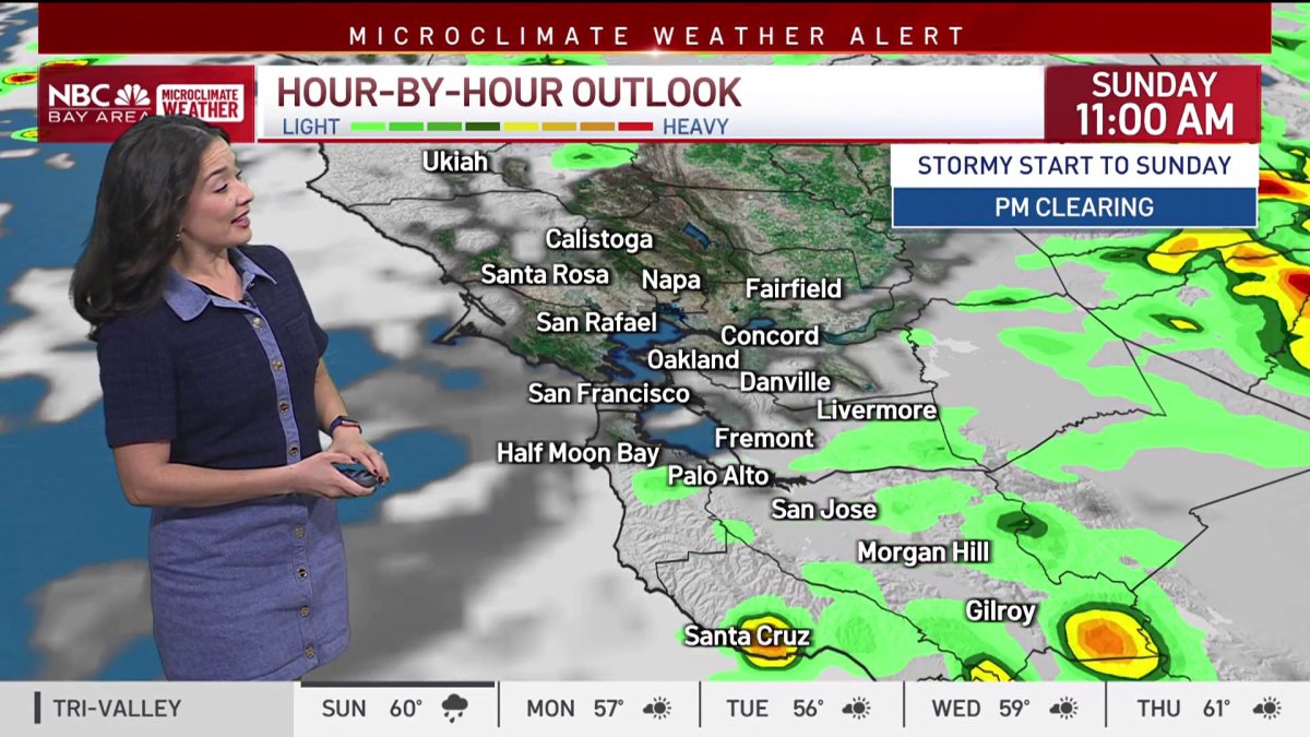 Stormy start, clearing and chilly  NBC Bay Area [Video]