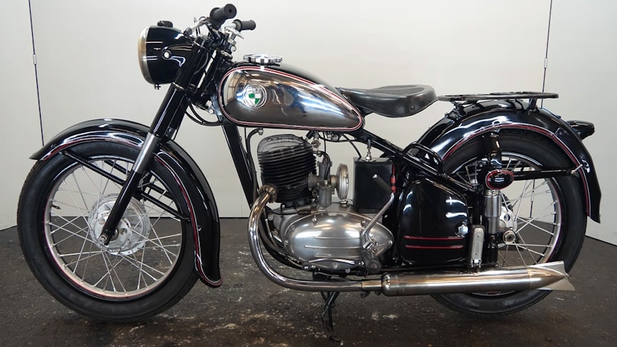 1953 Puch 250 TF 248cc 1 Cyl Ts Starting Up [Video]