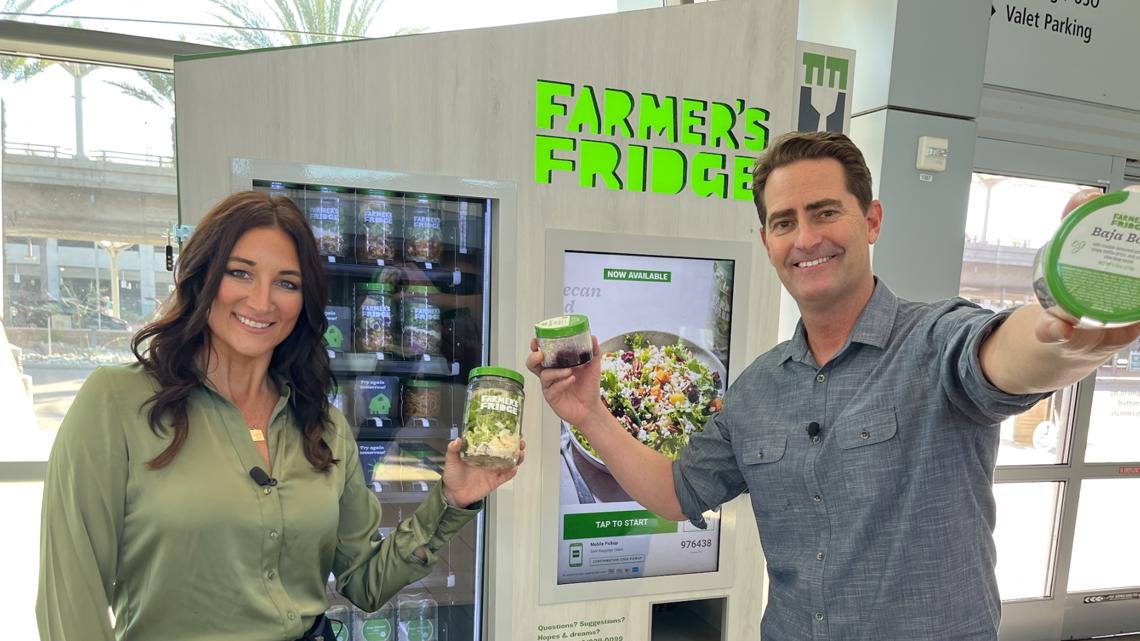 Fresh food vending machines land at San Diego Airport [Video]