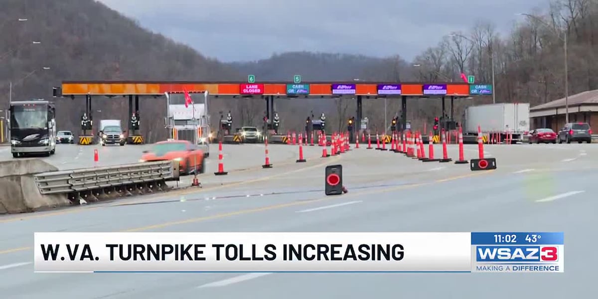 West Virginia Turnpike tolls increasing [Video]