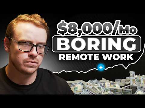 9 Boring But High Paying Remote Jobs (Always Hiring in 2025) [Video]