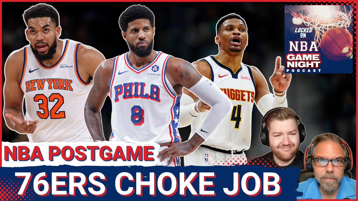 Paul George & 76ers CHOKE Vs Kings, Nuggets Dominant With Westbrook Starting, Knicks Win 9 Straight [Video]