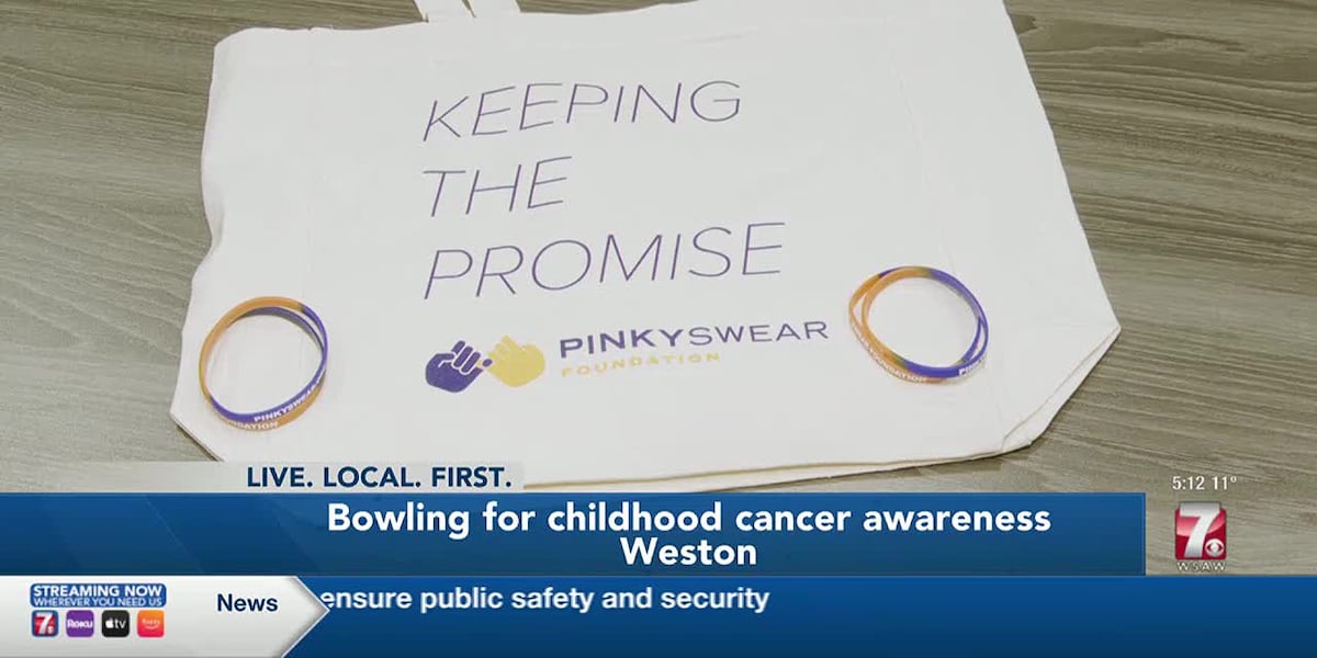 Bowling tournament for pediatric cancer awareness Friday evening in Weston [Video]