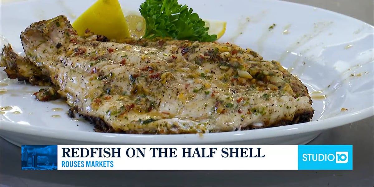 Recipe: Redfish on the Half Shell [Video]