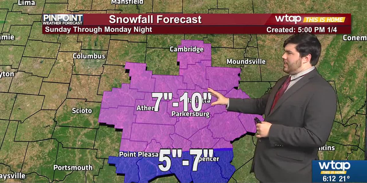 Winter storm to start impacting the MOV Sunday afternoon [Video]