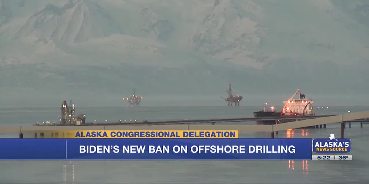 Alaskas congressional delegation reacts to Bidens planned ban on offshore drilling [Video]