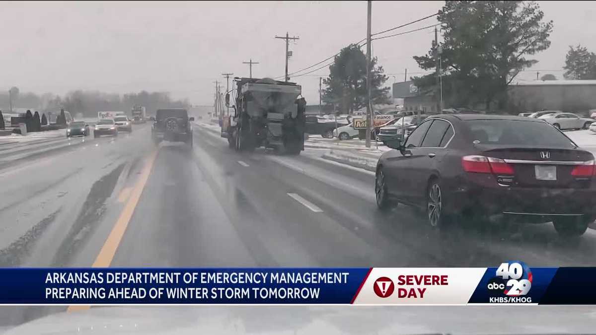 Arkansas Department of Emergency Management prepares for winter weather [Video]