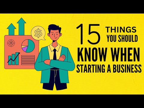 15 Things You Should Know When Starting a Business [Video]