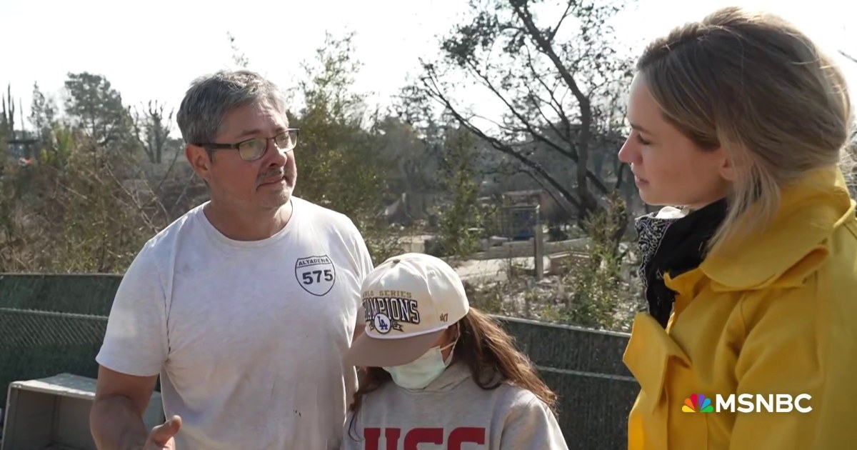 Man shares story of trying to save homes from wildfires with just his garden hose [Video]