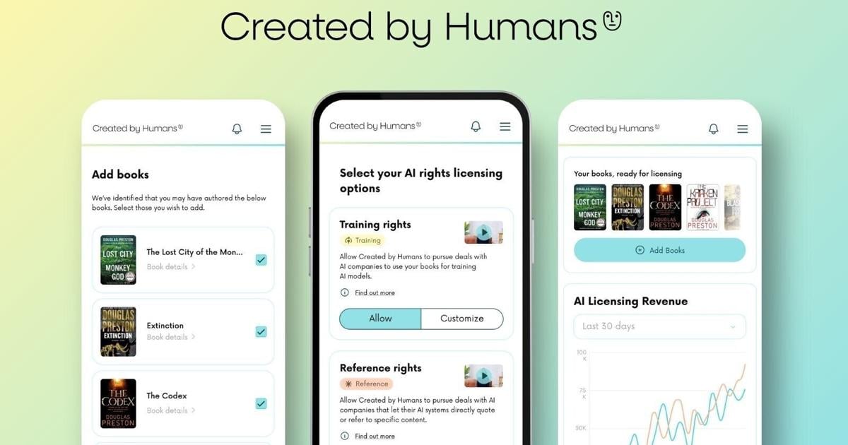 Created by Humans AI Licensing Platform for Books Launches with the Support of Bestselling Authors | PR Newswire [Video]