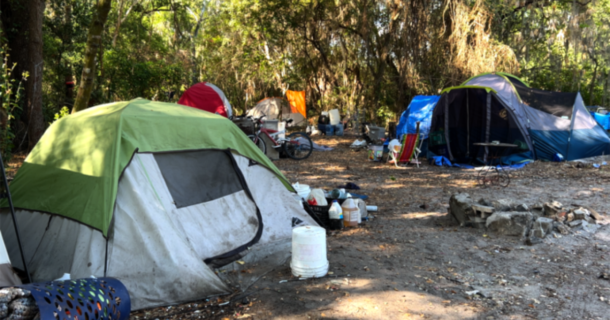 Fire risk a concern at homeless encampments [Video]