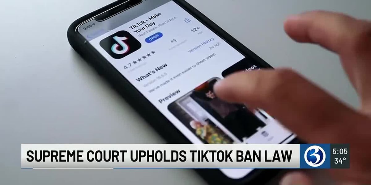 Supreme court upholds law that bans TikTok, local businesses impacted [Video]