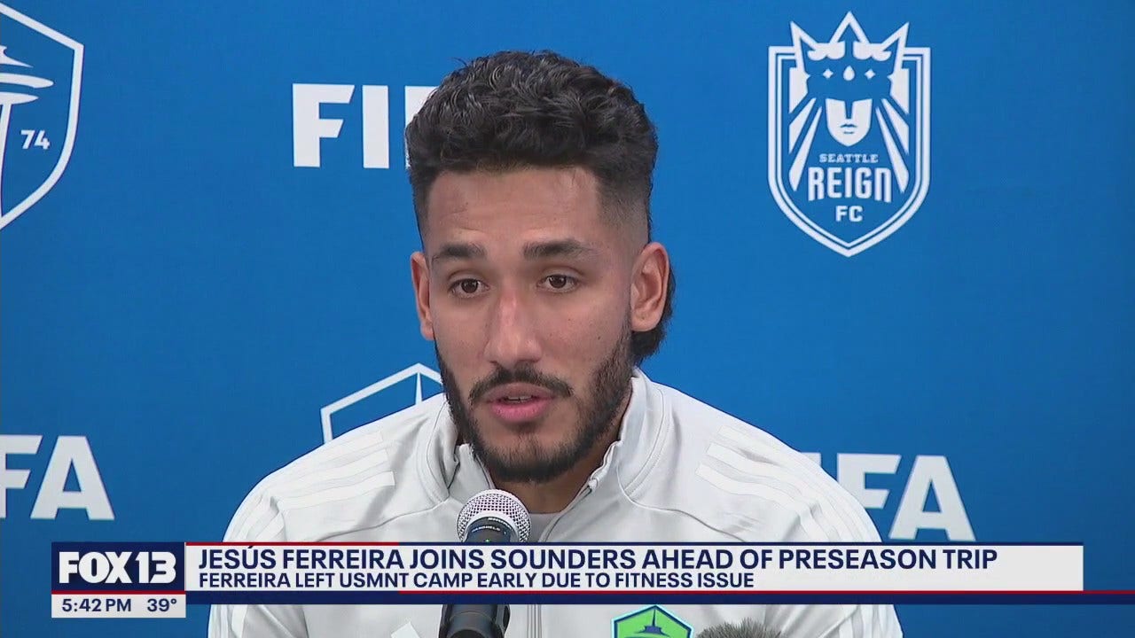 Jesus Ferreira joins Sounders ahead of preseason trip [Video]