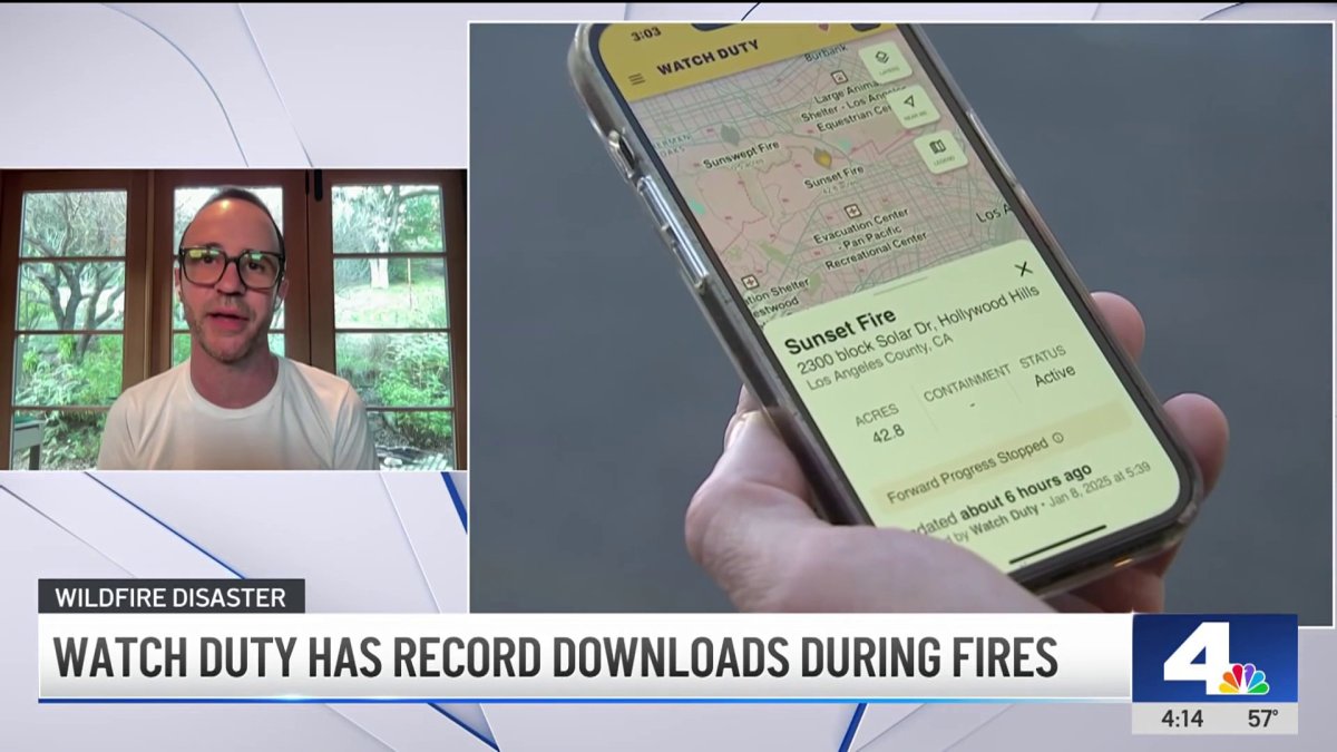 Watch Duty CEO explains how the helped with wildfire efforts  NBC Los Angeles [Video]