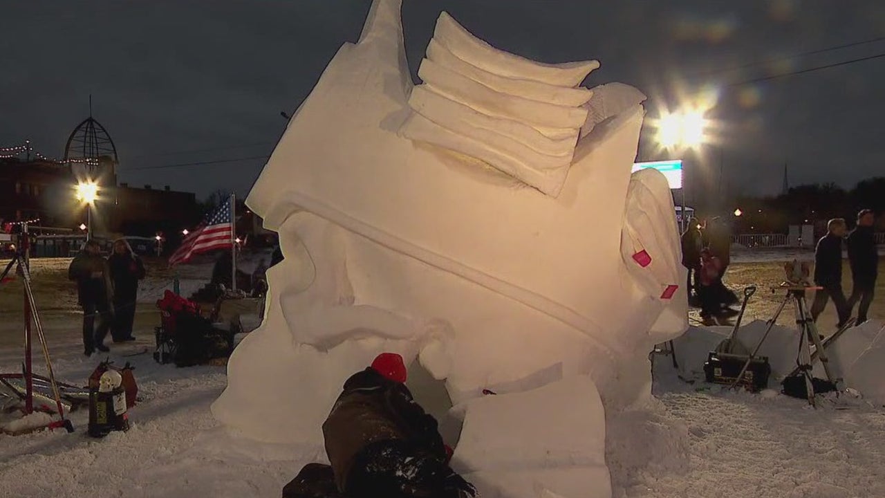 Stillwater Ice sculptors welcome cold weather [Video]