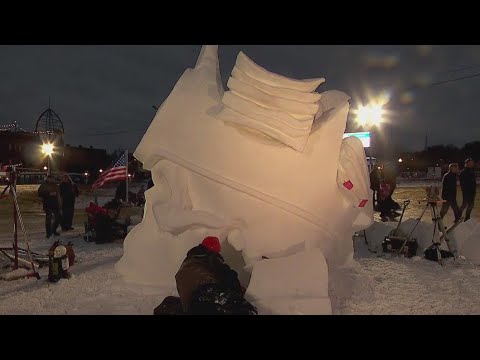 Cold weather welcomed by Stillwater Ice Sculptors, other MN events [Video]