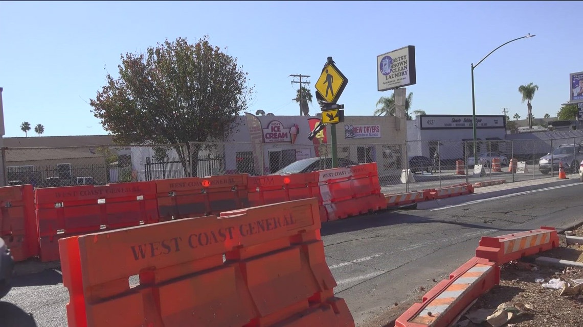 Local ice cream shop struggling with business due to construction [Video]