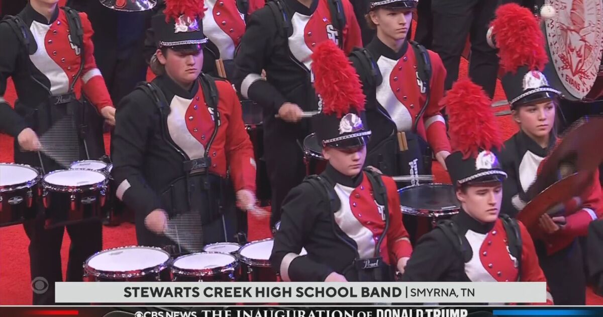 Stewarts Creek band represents Middle Tennessee at presidential inauguration [Video]