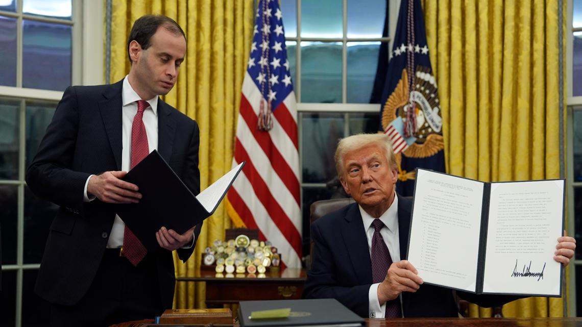 As promised, President Trump starts new term with flurry of executive orders [Video]