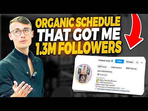 My EXACT Organic Posting Schedule That Got Me 1.3M Followers [Video]