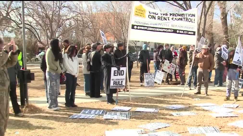 Protests against President Trump’s inauguration in Albuquerque [Video]