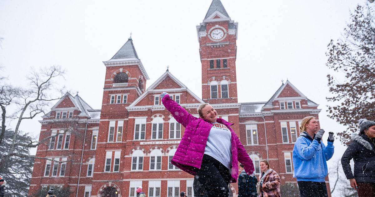 Snow in Auburn, Opelika; school closings live updates [Video]