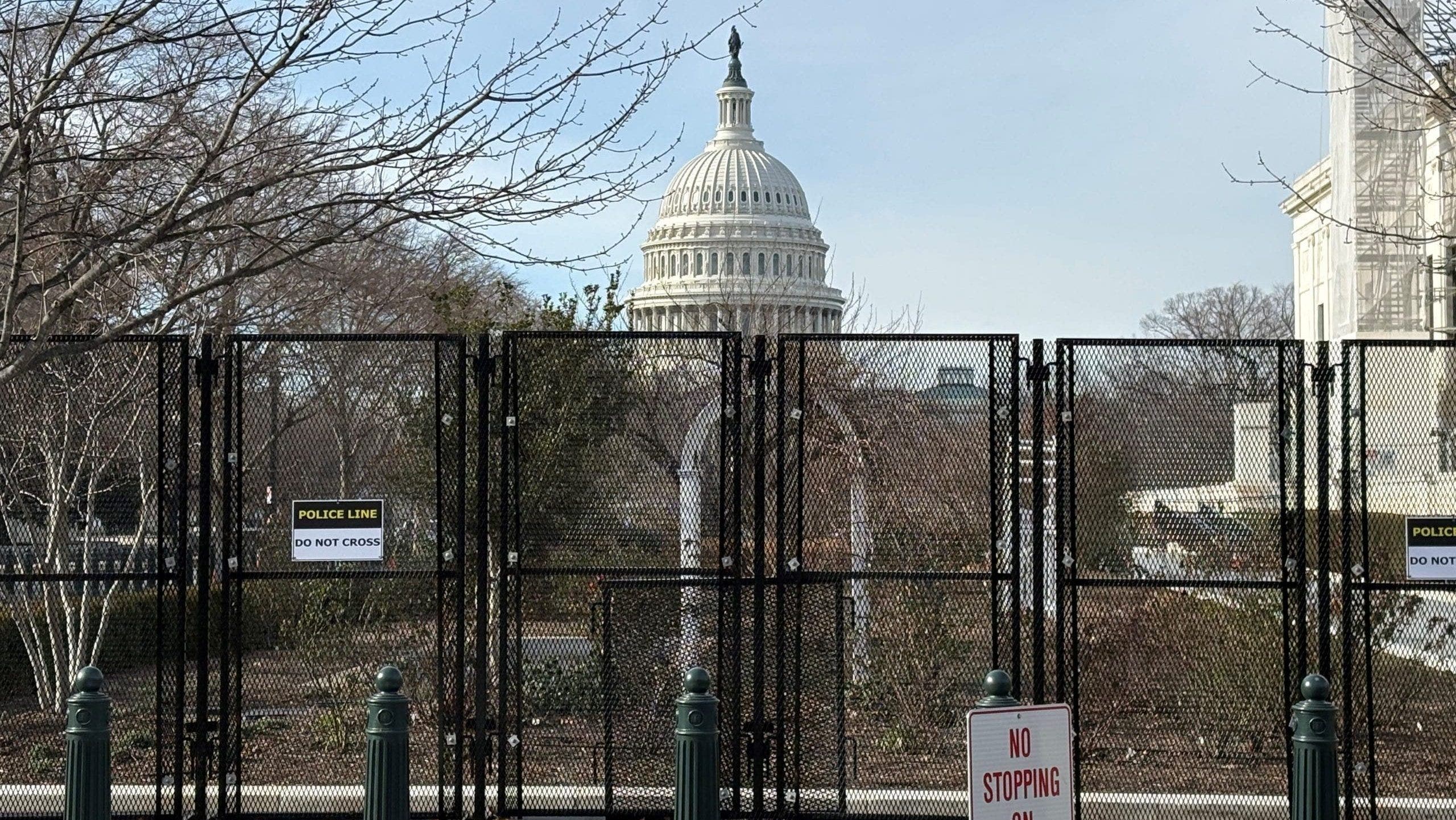 Nearly all of D.C. shut down for Trump