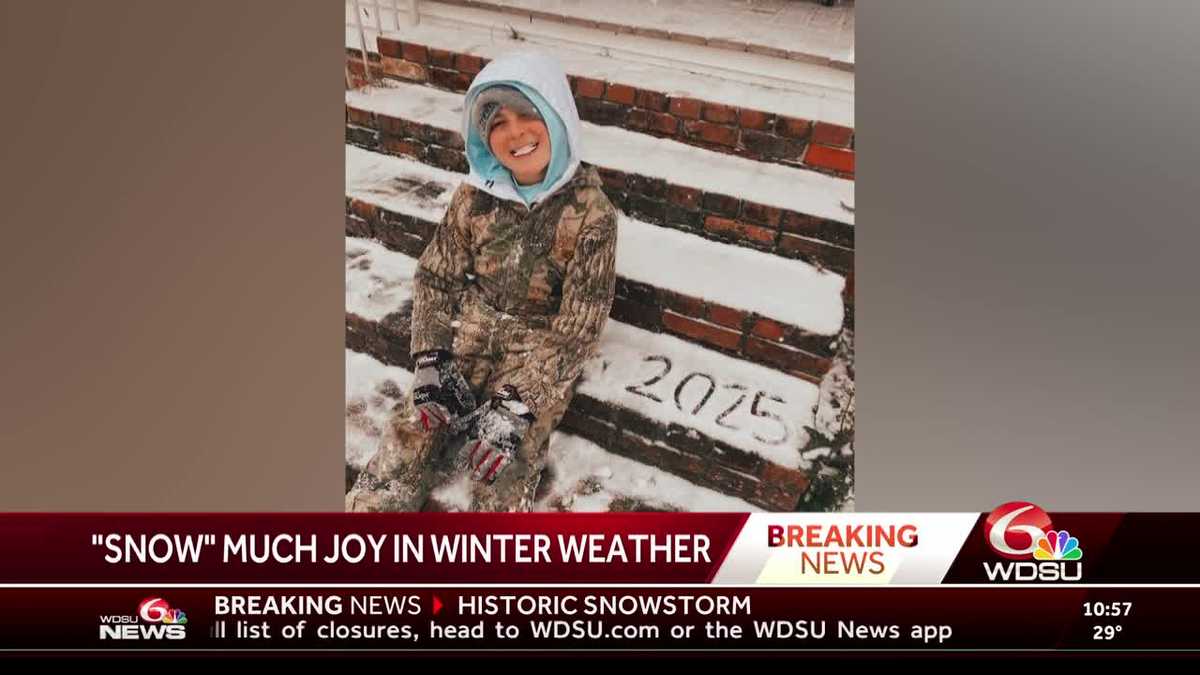 Louisiana feeling “snow” much joy during winter weather [Video]