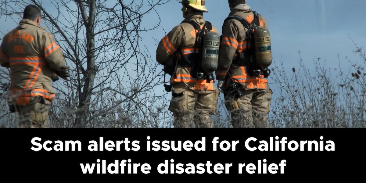 Scam alerts issued for California wildfire disaster relief [Video]