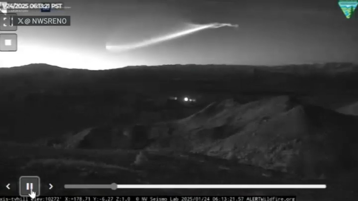 SpaceX launch creates glow across early morning California sky  NBC Bay Area [Video]